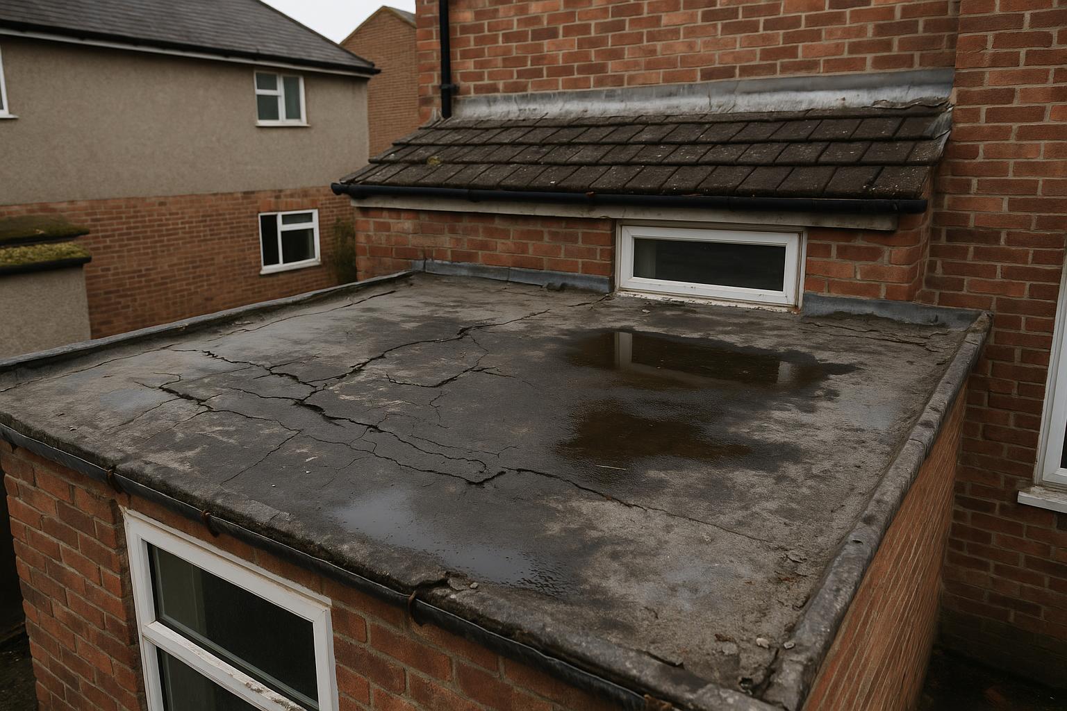 Failed felt replaced with EPDM rubber before